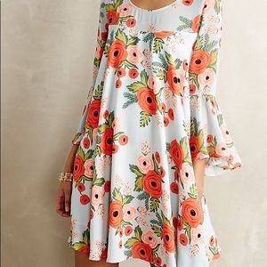 Anthro’s Rifle Paper Co x Paper Crown Dress